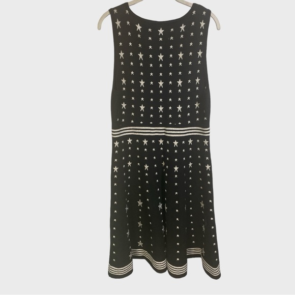 Torrid Black & White Star Sweater-Knit Skater Dress Size 2X - Picture 9 of 14